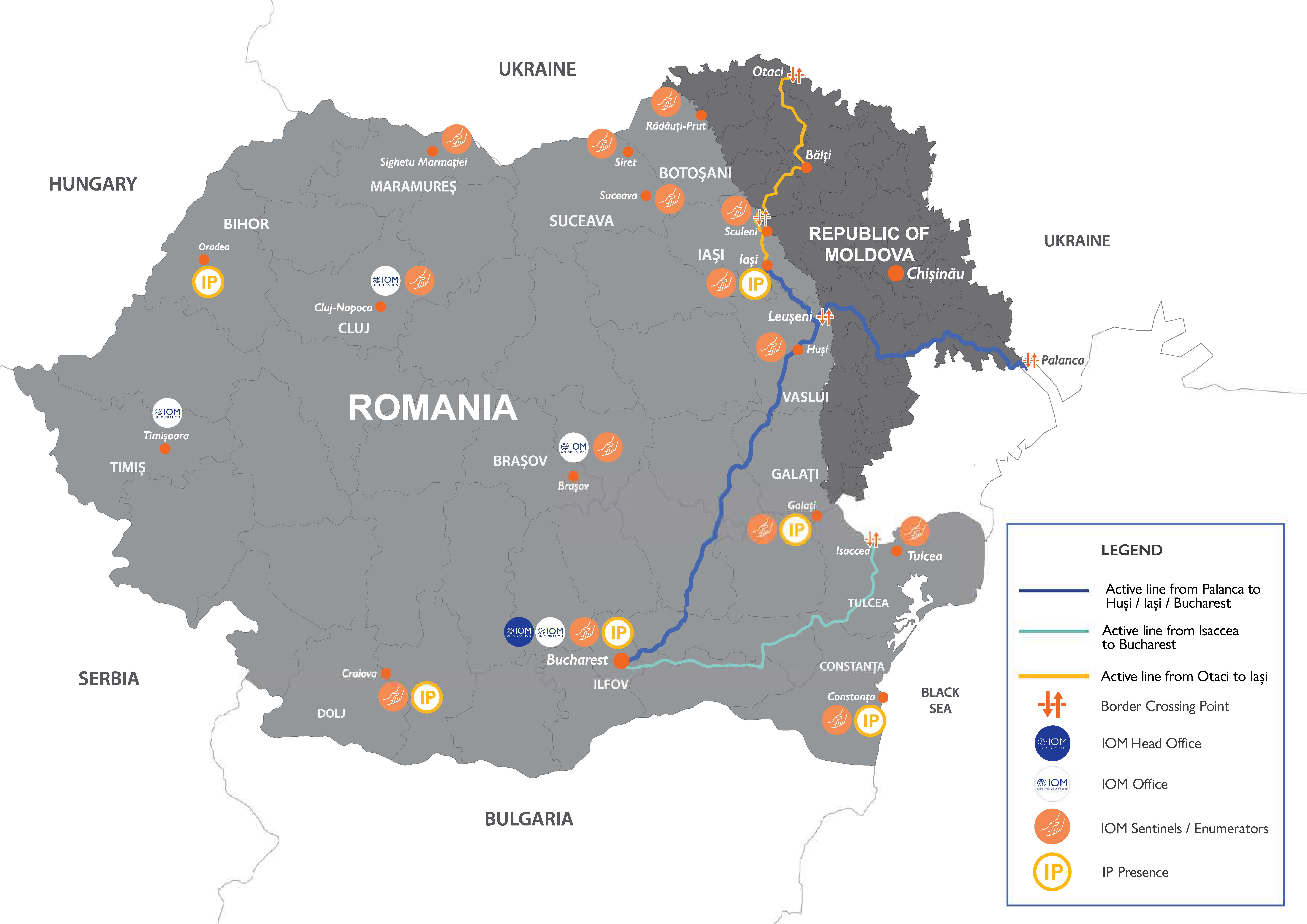 IOM Romania Presence